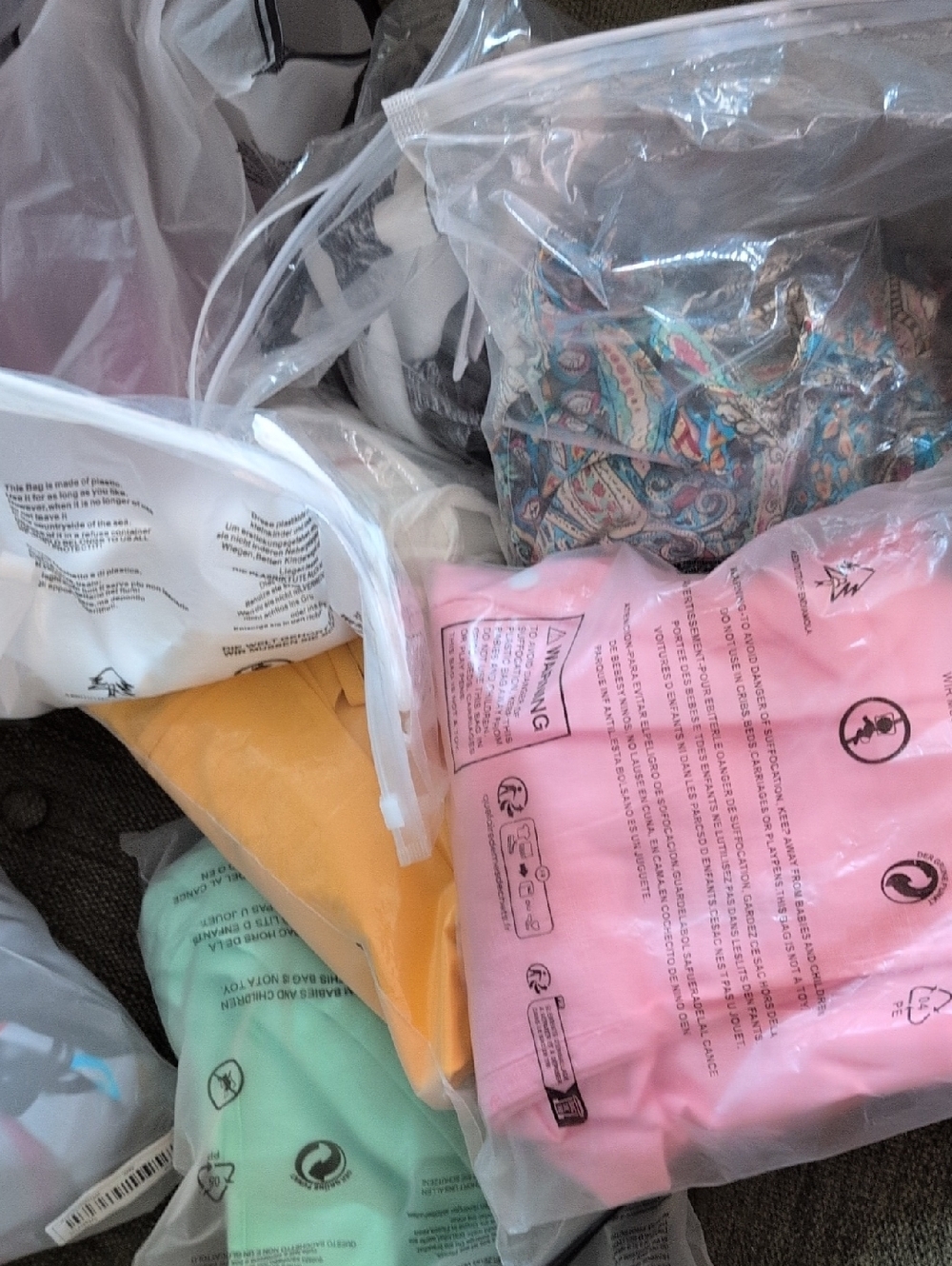 Lot of 12 NIB Temu Items (Mostly XXL)